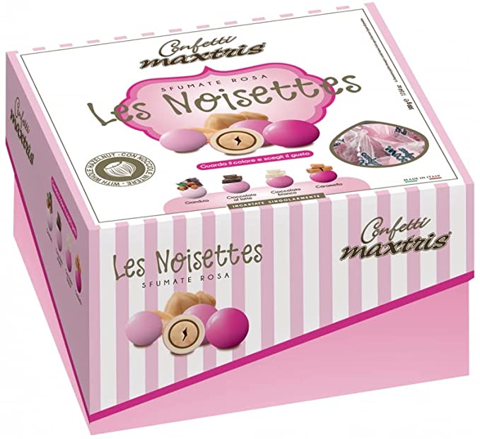 Confetti Maxtris Les noisettes sfumati rosa 500 gr
