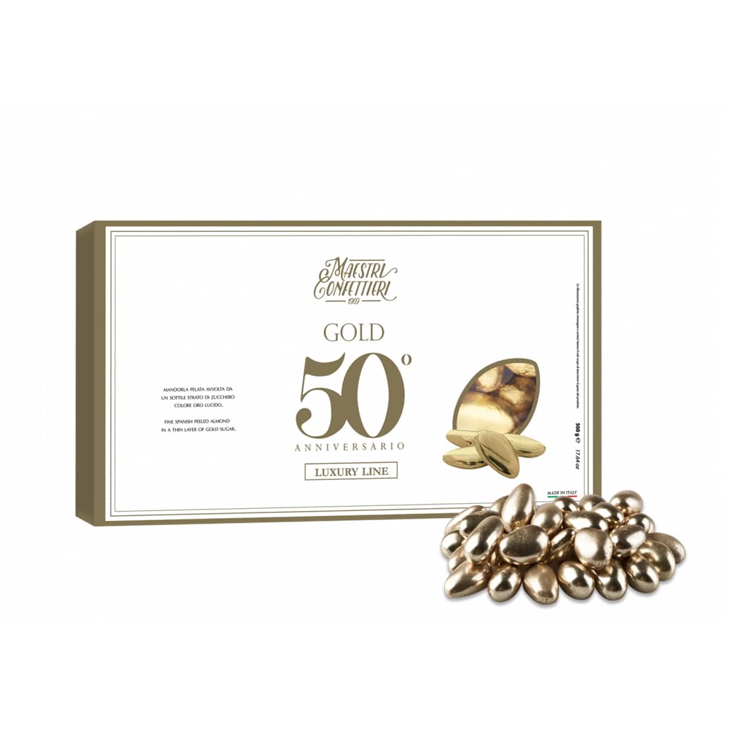 Confetti Maxtris dorati al cioccolato 500 gr