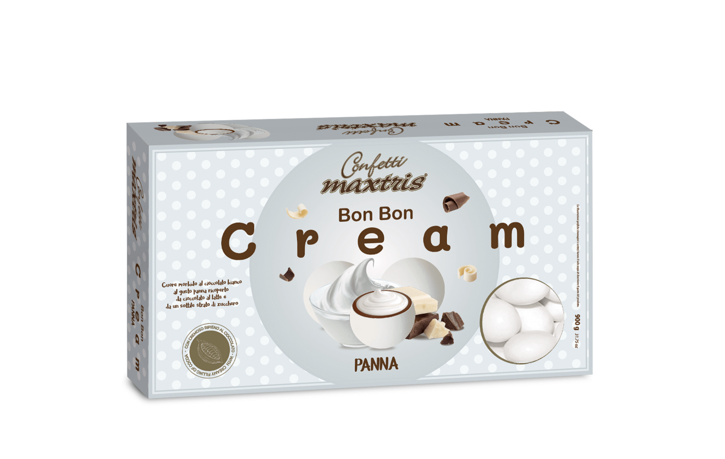 Confetti Maxtris Bon bon cream panna 900 gr
