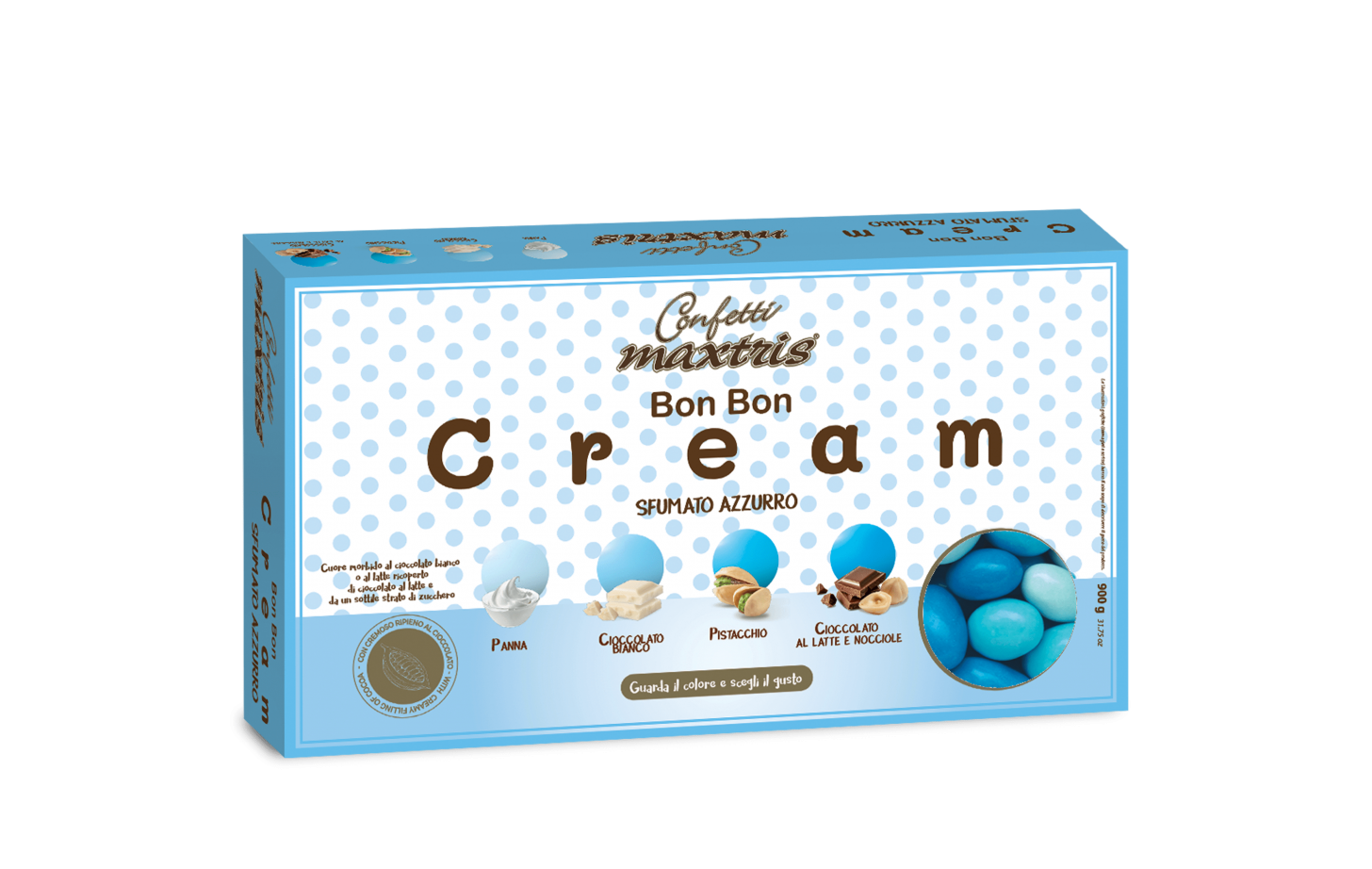 Confetti Maxtris Bon bon cream sfumati azzurri 900 gr