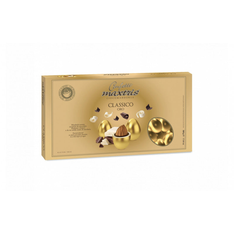 Confetti Maxtris cioccomandorla gold luxury 500 gr Maxtris