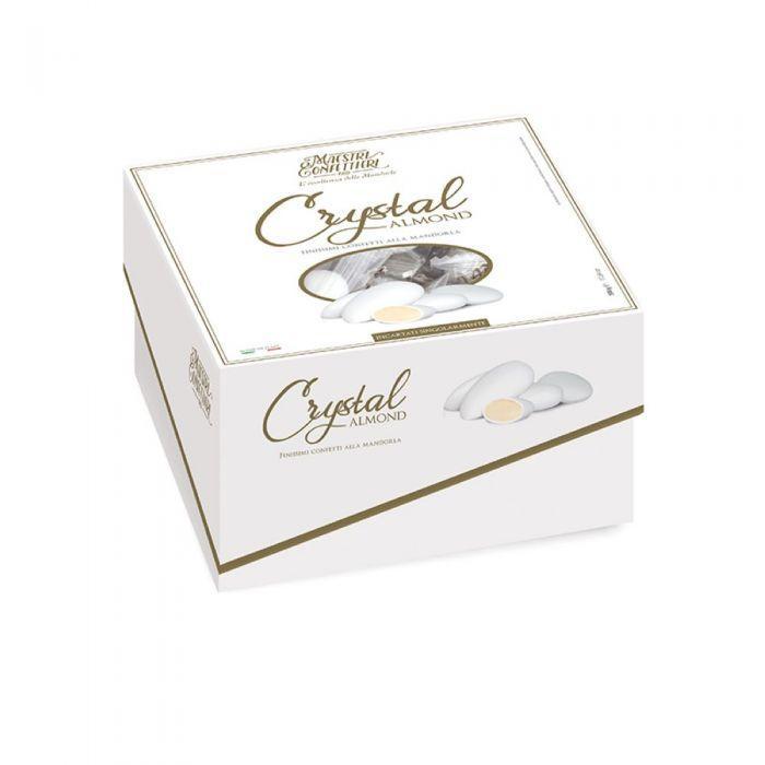 Confetti Maxtris con mandorla crystal almond bianchi 500 gr