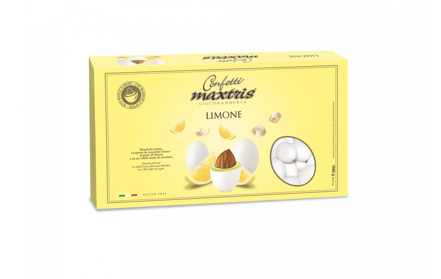 Confetti Maxtris cioccomandorla limone 1 kg
