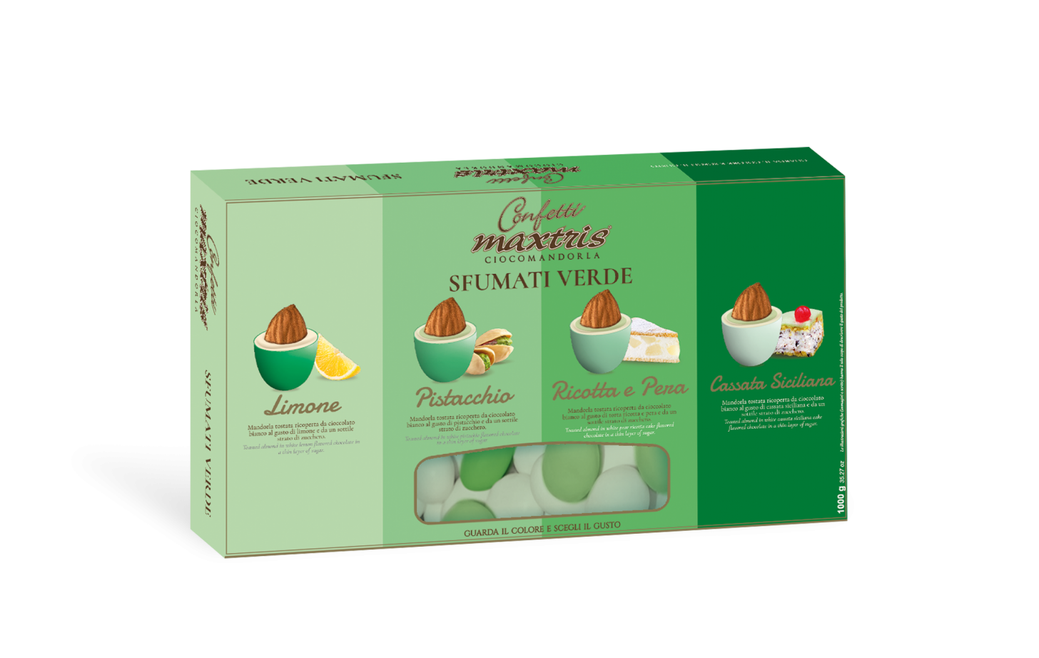 Confetti Maxtris Mix Frutta Rosa (Gluten Free) 1Kg - Prodotti per