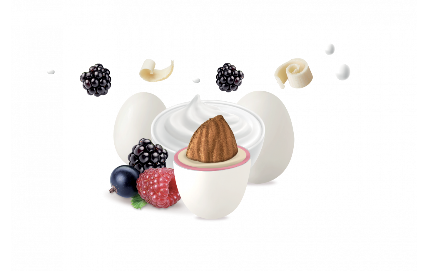 Confetti Maxtris cioccomandorla yogurt ai frutti di bosco 1 kg Maxtris