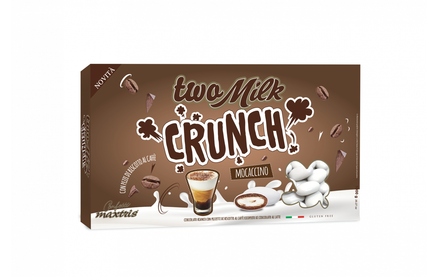 Confetti Maxtris Twomilk crunch gusto mocaccino 1kg